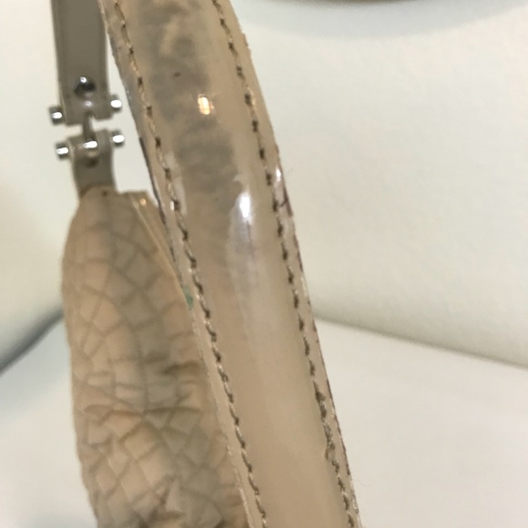 Vera Bradley Petite Hobo Solid Color Quilted Tan - Picture 7 of 8